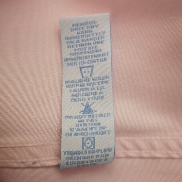 Denver Hayes Ladies Size 2XL Stretch Light Pink Button Front Shirt - Picture 6 of 11